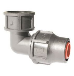 Vinklad-koppling R1/2 LDPE (6 bar)