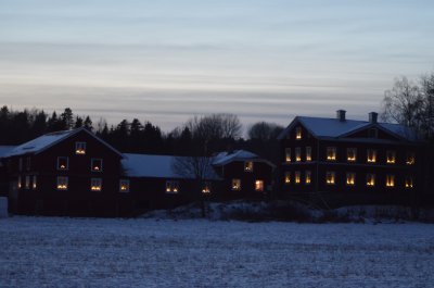 Zoom bild av Adventsljusstake topplampa
